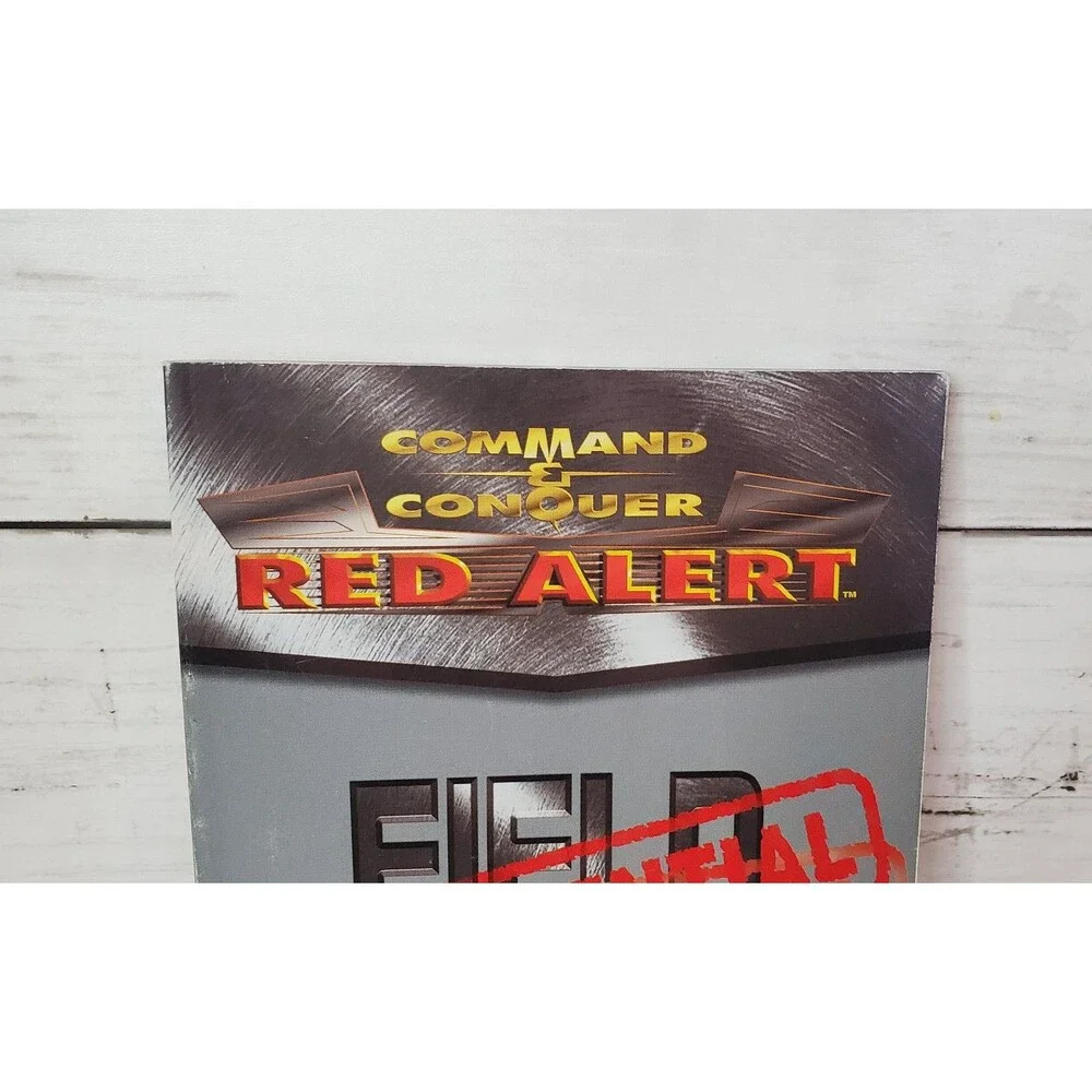 Command & Conquer Red Alert Field Manual Strategy Guide PC 1995 Westwood Book